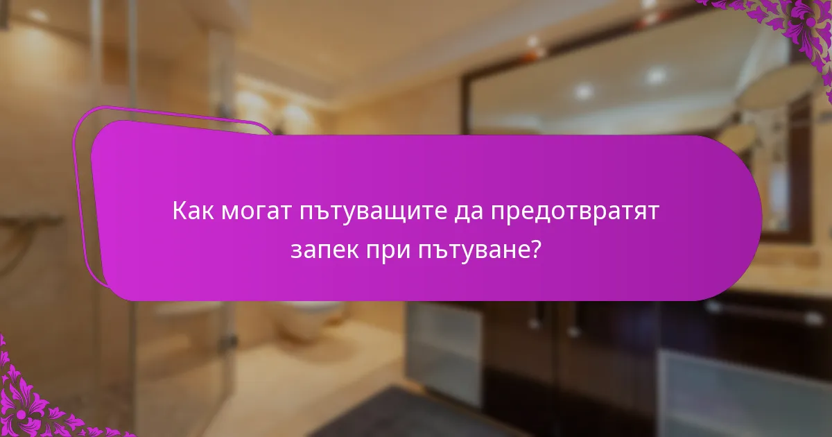 Как могат пътуващите да предотвратят запек при пътуване?